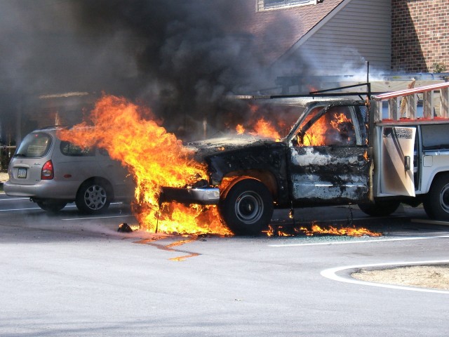 Truck Fire at Crosslands